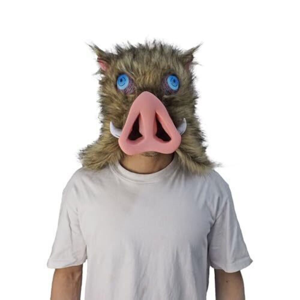 1695 Anime Cosplay Plush Mask for Hashibira Inosuke